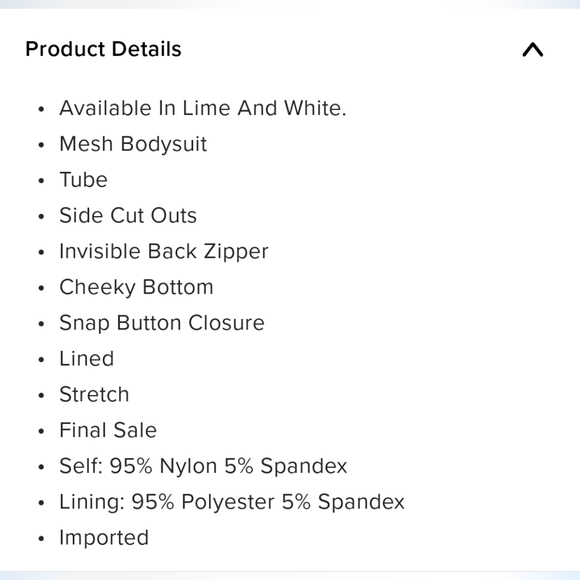 Fashion Nova- We Mesh Together Tube Bodysuit (Lime) *NEW* - Picture 6 of 10